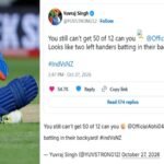 Yuvraj Singh teases Abhishek Sharma after his 35-ball century against New Zealand