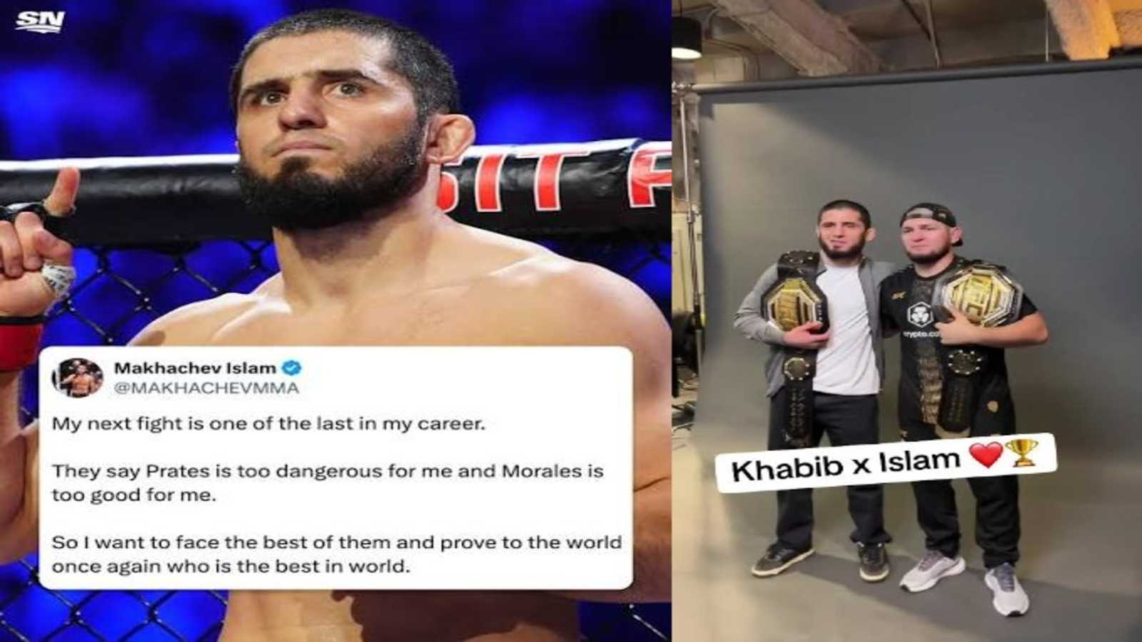 Islam Makhachev hints at retirement after his next UFC welterweight championship fight in 2027.
