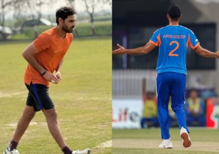 Bhuvneshwar Kumar joins India's squad for the fifth T20I against West Indies in Bengaluru
