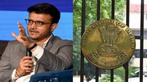 Sourav Ganguly celebrating India's 2002 NatWest Series victory at Lord's, a key moment in the Doosra film controversy.