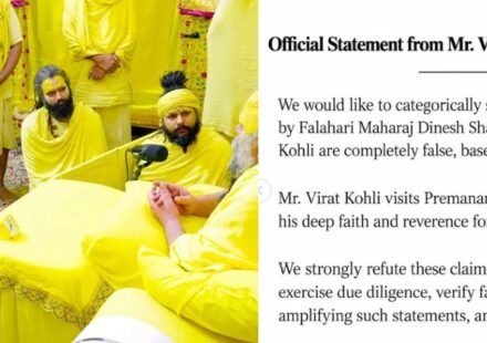 Virat Kohli did not charge a single rupee for Premanand Maharaj visit, spokesperson breaks silence on ₹5 crore claim