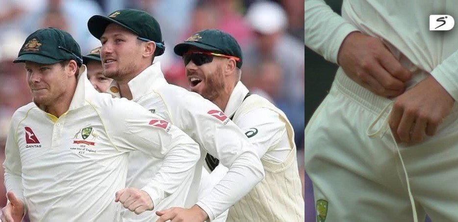 Steve Smith, David Warner and Cameron Bancroft during the 2018 Newlands sandpaper gate ball-tampering scandal