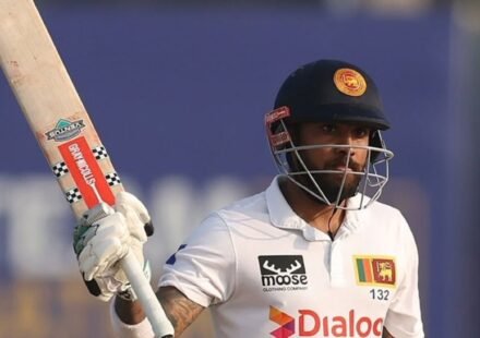 Sri Lanka Test captain Kusal Mendis with the 15-member squad announced for the Pakistan Test series in November 2026.