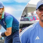 Anvay Dravid batting for Karnataka during the Vinoo Mankad Trophy 2026 after scoring 85 runs off 41 balls against Delhi Under-19.