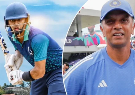 Anvay Dravid batting for Karnataka during the Vinoo Mankad Trophy 2026 after scoring 85 runs off 41 balls against Delhi Under-19.
