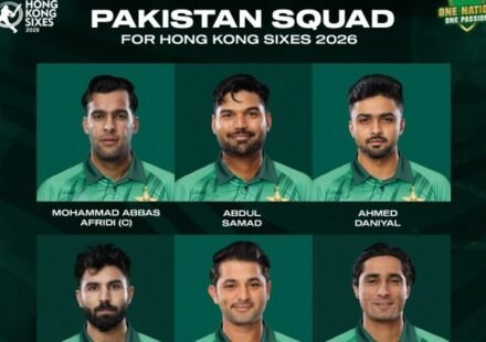 Pakistan squad for Hong Kong Sixes 2026 led by captain Abbas Afridi