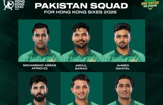 Pakistan squad for Hong Kong Sixes 2026 led by captain Abbas Afridi